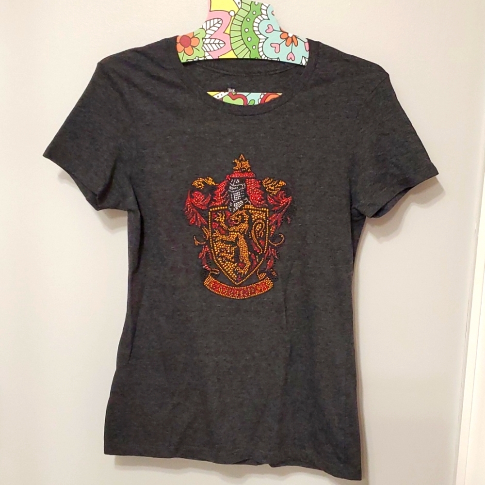 Harry Potter Gryffindor Crystal Crest T-shirt London Warner Brothers Tour